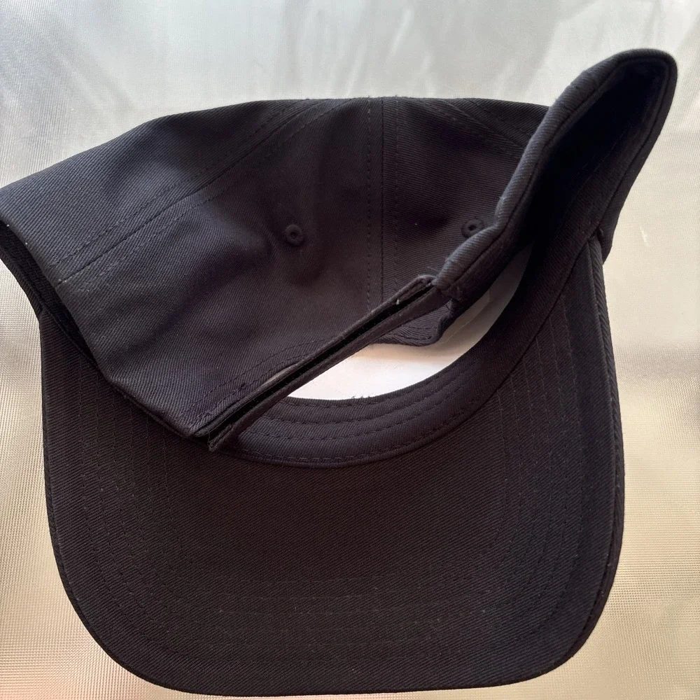 Cadillac Hat Logo Black Baseball Cap Adjustable Strapback - Picture 2 of 5